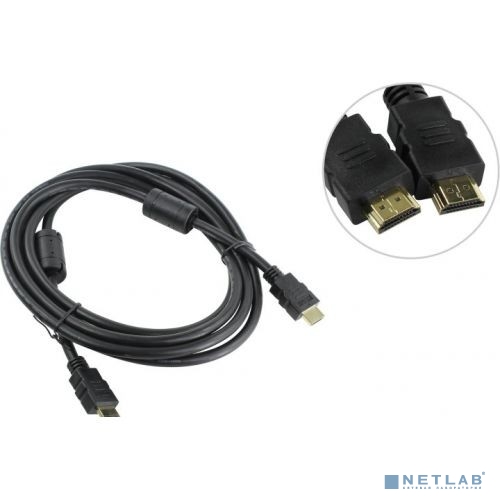 Aopen Кабель HDMI 19M/M ver 2.0, 3М, 2 фильтра  <ACG711D-3M>