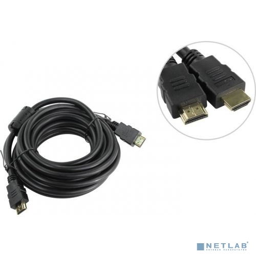Aopen Кабель HDMI 19M/M ver 2.0, 5М, 2 фильтра <ACG711D-5M>