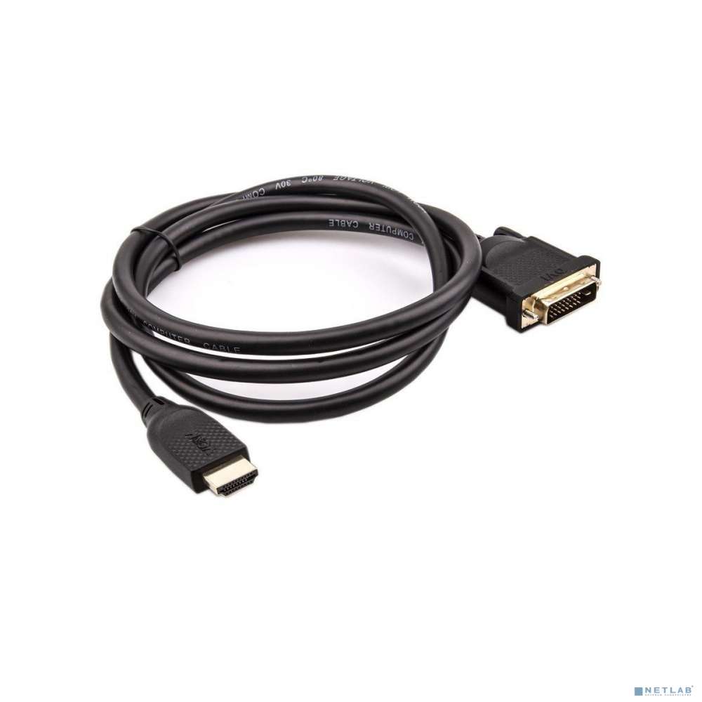 VCOM CG484G-1.5M Кабель HDMI AM/DVI(24+1)M, 1.5м, CU, 1080P@60Hz, VCOM  <CG484G-1.5M>