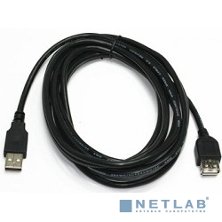 Bion Кабель удлинительный USB 2.0 A-A (m-f), 1.8м, черный [BXP-CCP-USB2-AMAF-018]