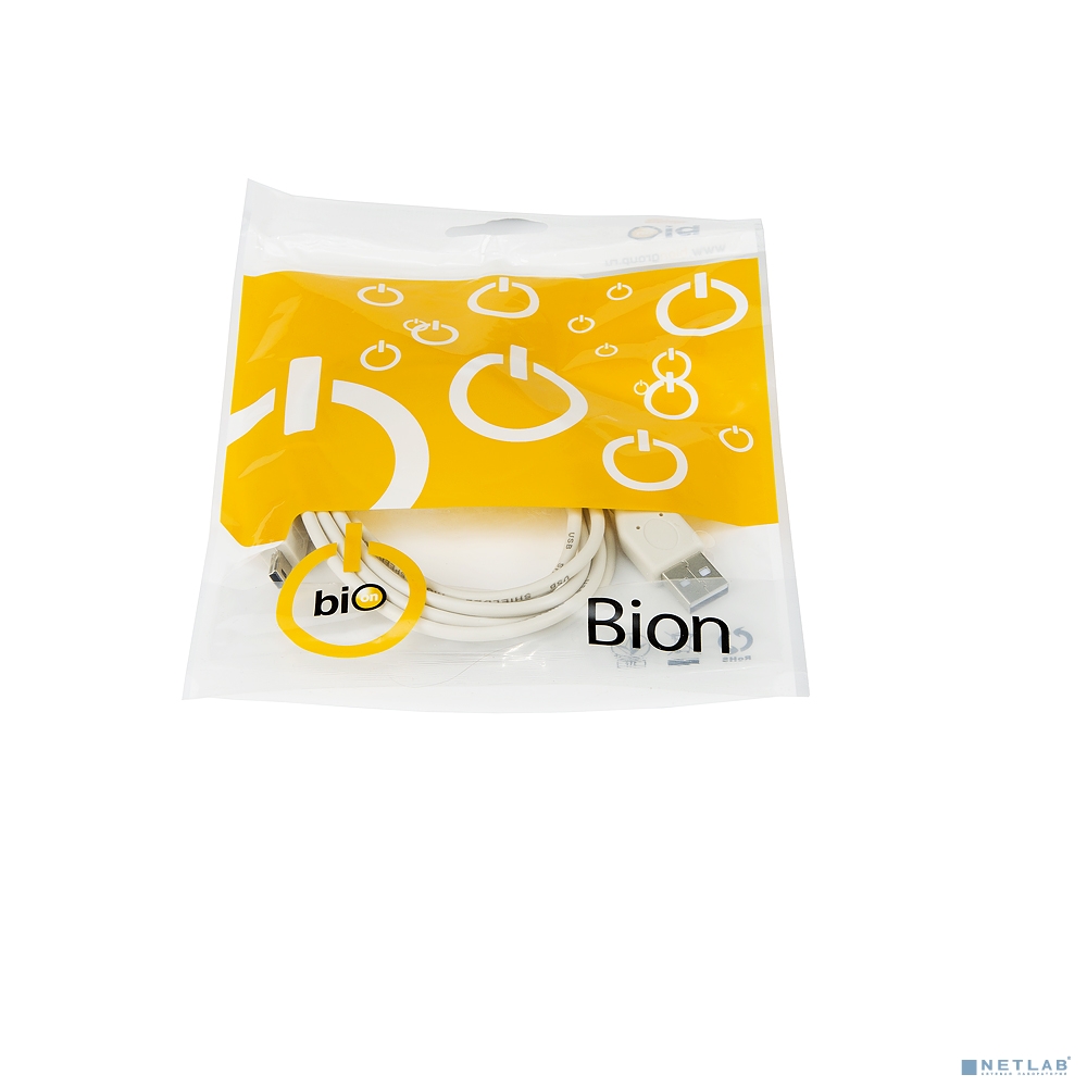 Bion Кабель USB 2.0 - mini USB, AM/miniB, 1.8м, белый [BXP-CC-USB2-AM5P-018]
