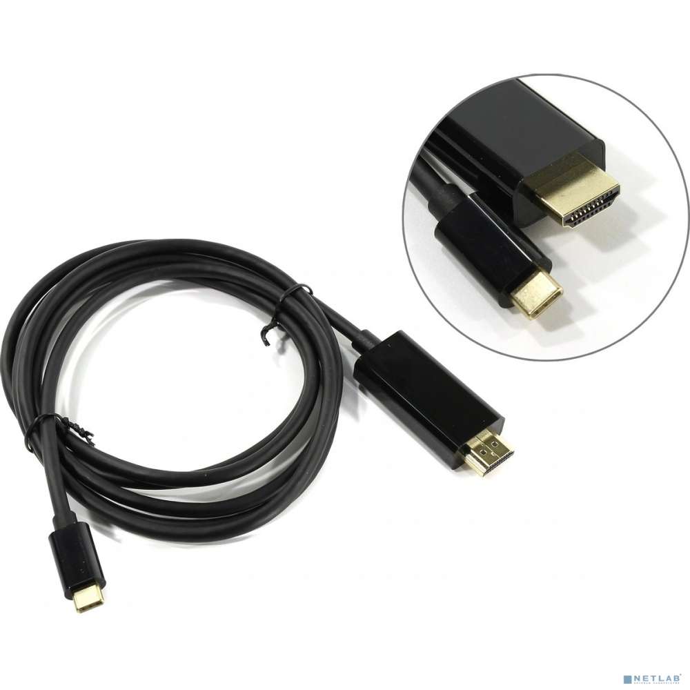 VCOM CU423C-1M Кабель-адаптер USB 3.1 Type-Cm --> HDMI A(m) 3840x2160@30Hz, 1m