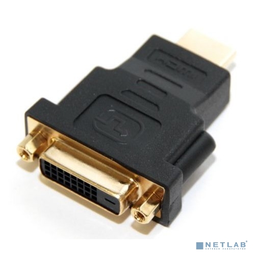 5bites DH1807G Переходник DVI (24+1) F / HDMI M, зол.разъемы
