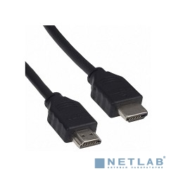 Bion Кабель HDMI v1.4, 19M/19M, 3D, 4K UHD, Ethernet, CCS, экран, позолоченные контакты, 1м, черный [BXP-CC-HDMI4L-010]