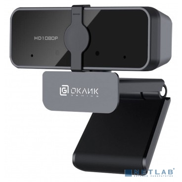 Web-камера Oklick OK-C21FH черный 2Mpix (1920x1080) USB2.0 с микрофоном [1455507]