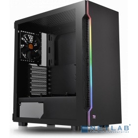 Корпус Thermaltake H200 TG RGB черный без БП ATX 2xUSB3.0 audio bott PSU [CA-1M3-00M1WN-00]
