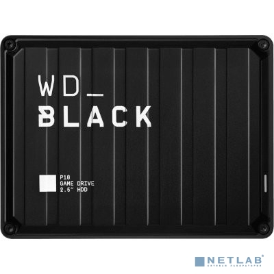 Накопитель на жестком магнитном диске WD Внешний жесткий диск WD_BLACK P10 Game Drive WDBA3A0040BBK-WESN для игровых косолей и ПК 4TB 2,5" USB 3.2 Gen 1
