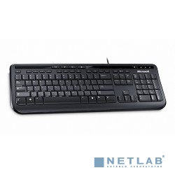 Microsoft Клавиатура "Wired Keyboard 600" ANB-00018, 104+5кн., водостойкая, черный (USB)