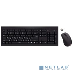 Клавиатура + мышь Oklick 210M Wireless, Black, USB [612841]