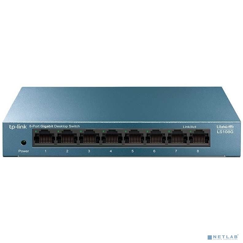 TP-Link LS108G 8-портовый 10/100/1000 Мбит/с настольный коммутатор