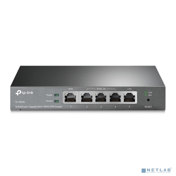 TP-Link ER605 (TL-R605) SafeStream гигабитный Multi-WAN VPN маршрутизатор 