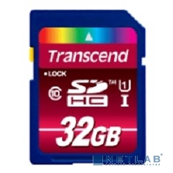 SecureDigital 32Gb Transcend TS32GSDHC10U1 {SDHC Class 10, UHS-I}
