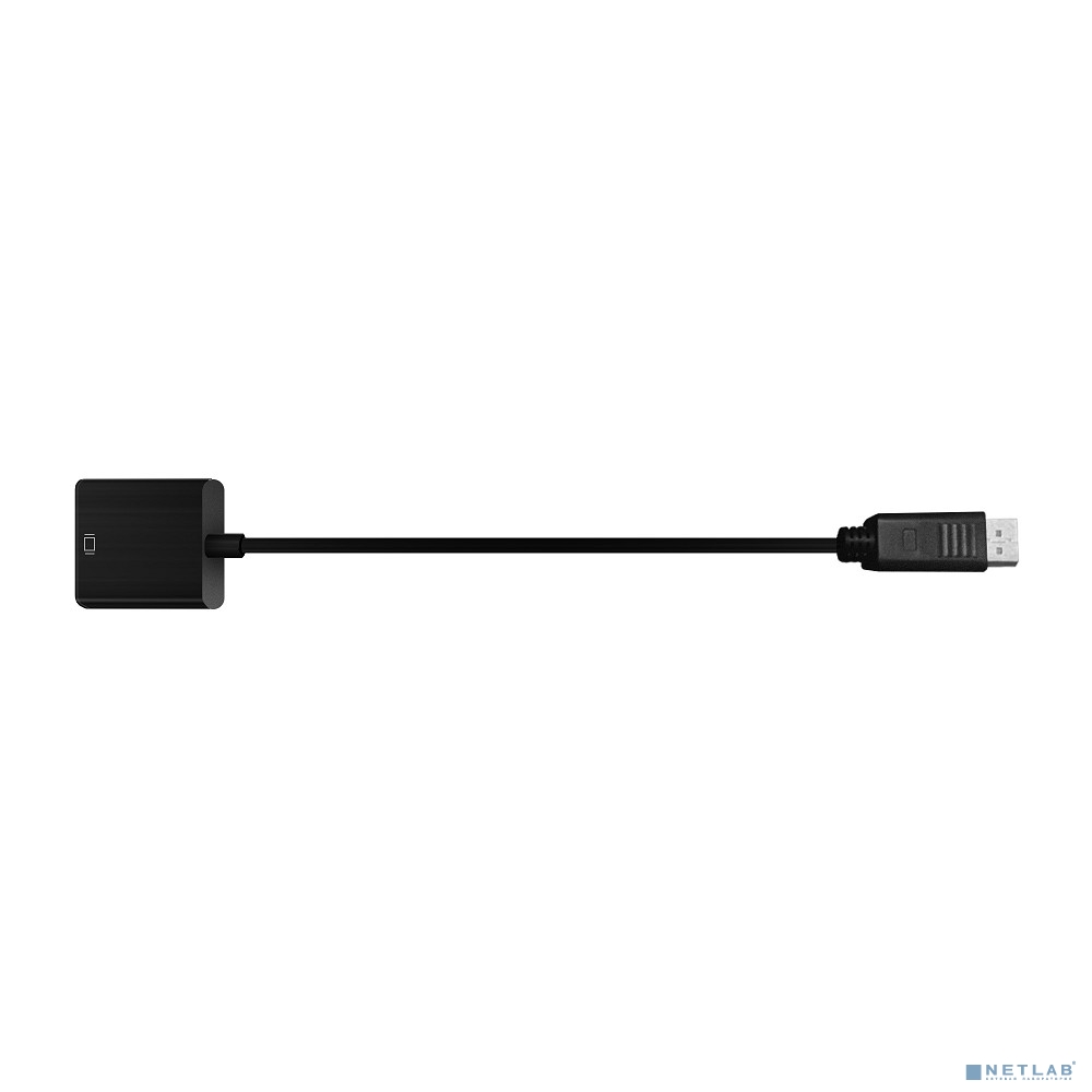 Bion Переходник HDMI-DP, 19F/20M, длина кабеля 15см, черный [BXP-A-HDMI-DP-02]