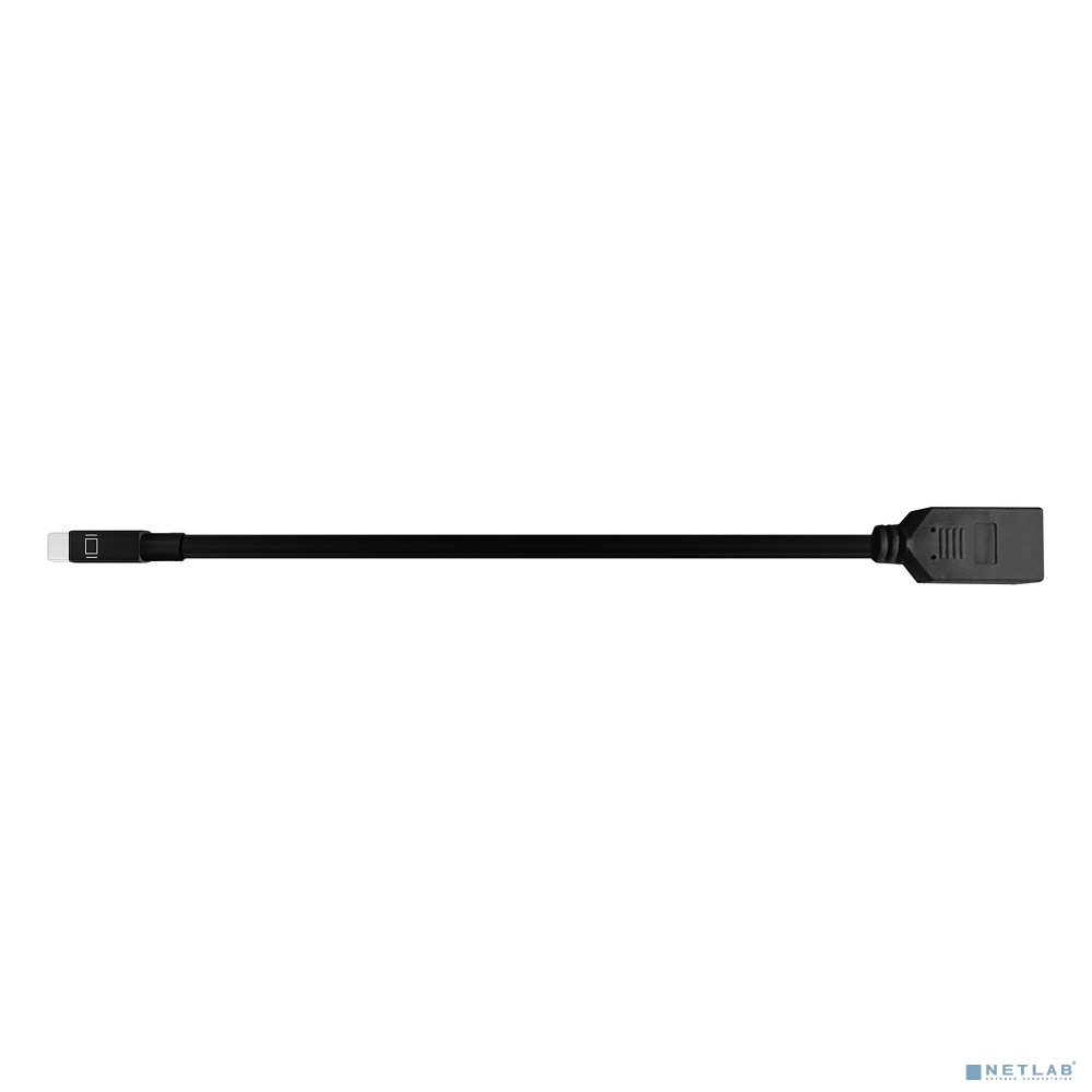 Bion Переходник DP-mDP, 20F/20M, длина кабеля 15см, черный [BXP-A-DP-mDP]