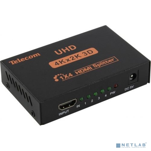 Telecom Разветвитель HDMI 1=>4 4k@30Hz <TTS7005>