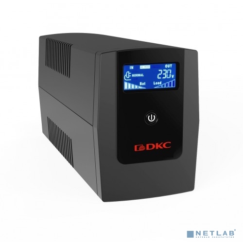 Dkc INFOLCD1500S Линейно-интерактивный ИБП, Info, 1500VA/900W, 3xSchuko, USB + RJ45, LCD, 2x8 Ач