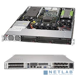 Серверная платформа 1U SATA SYS-5019GP-TT SUPERMICRO