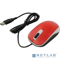 Genius DX-110 Red {мышь оптическая, 1000 dpi, 3 кнопки+колесо прокрутки, провод 1,5 м, USB} [31010009403/31010006104]