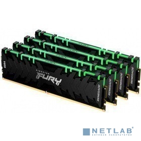 Kingston DRAM 64GB 3200MHz DDR4 CL16 DIMM (Kit 4x16Gb) FURY Renegade RGB KF432C16RB1AK4/64