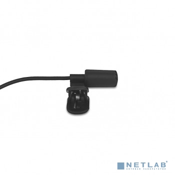 CBR CBM 011 Black, Микрофон проводной "петличка" для использования с ПК, разъём мини-джек 3,5 мм, длина кабеля 1,8 м, цвет чёрный