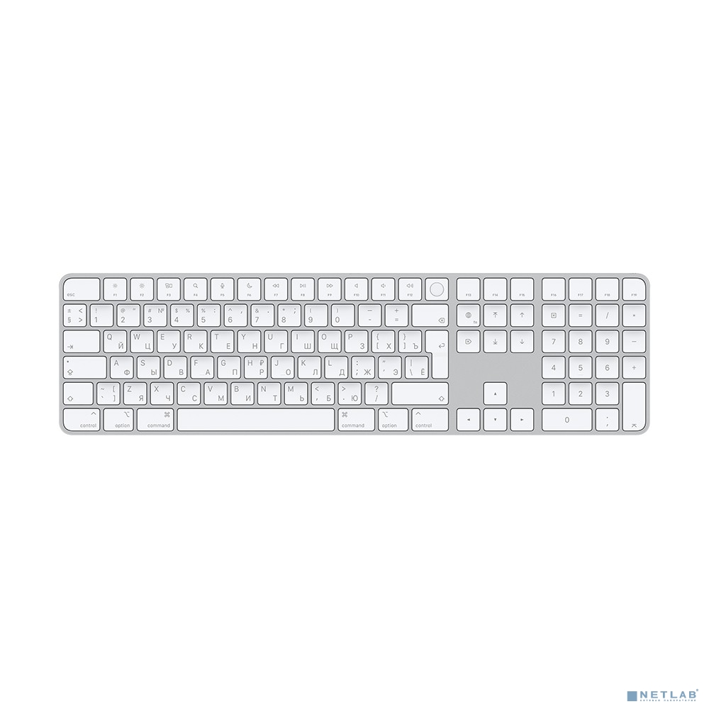 MK2C3RS/A Apple Magic Keyboard with Touch ID and Numeric Keypad for Mac computers with Apple silicon - Russian