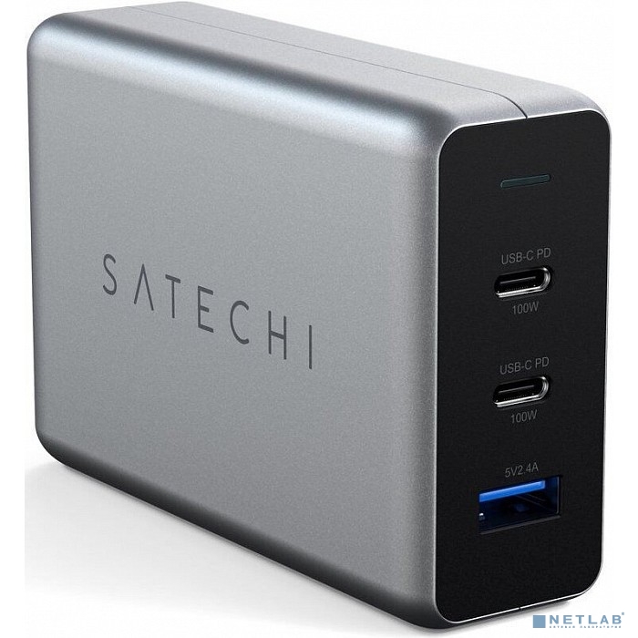 Satechi Compact GaN Charger 100W Type-C PD - Space Gray (1790369)