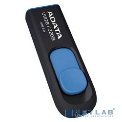 A-DATA Flash Drive 32Gb UV128 AUV128-32G-RBE {USB3.0, Black-Blue}