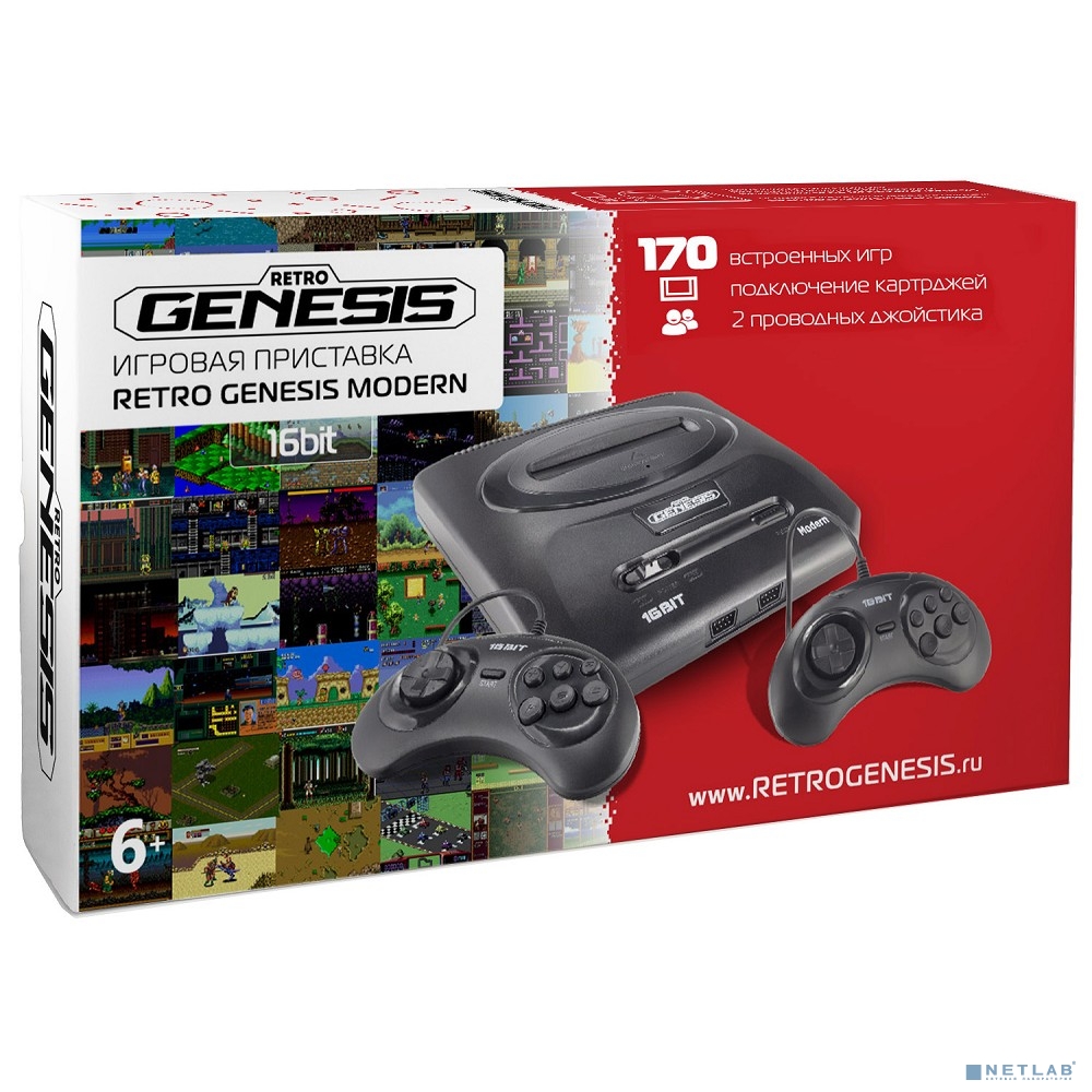 SEGA Retro Genesis Modern + 170 игр + 2 джойстика [ConSkDn88]