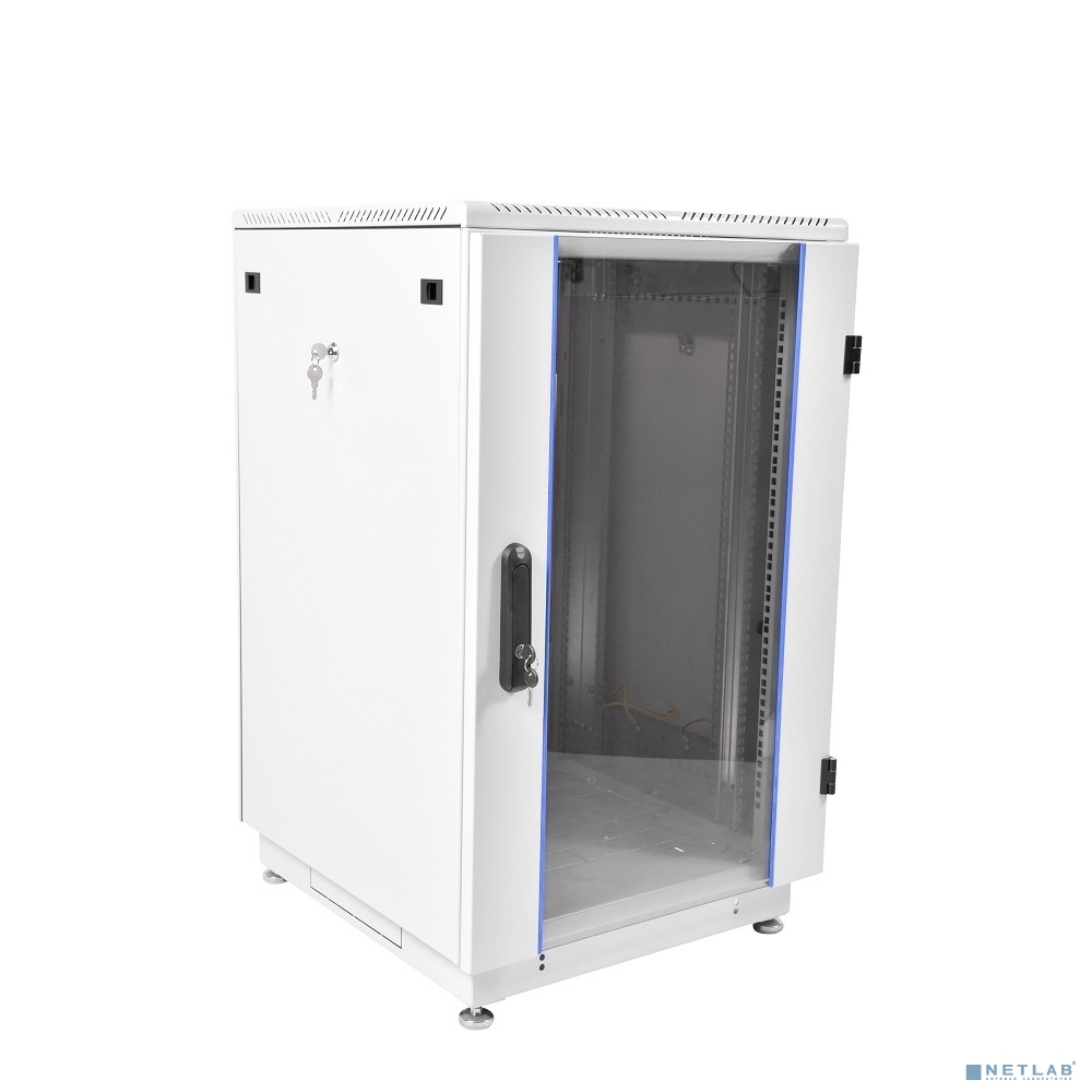 ЦМО Шкаф телекоммуникационный напольный 22U (600x600) дверь стекло (ШТК-M-22.6.6-1AAA) (2 коробки)