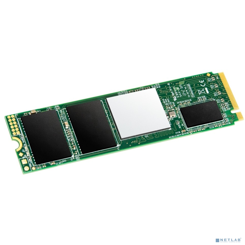 Transcend SSD 1Tb M.2 2280, NVMe PCIe Gen3 x4, 3D NAND, До 3,400/1,900 МБ/с [TS1TMTE220S]