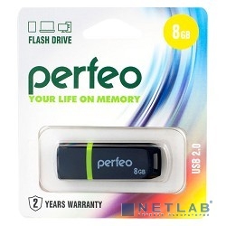 Perfeo USB Drive 4GB C11 Black PF-C11B004