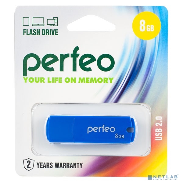 Perfeo USB Drive 8GB C05 Blue PF-C05N008