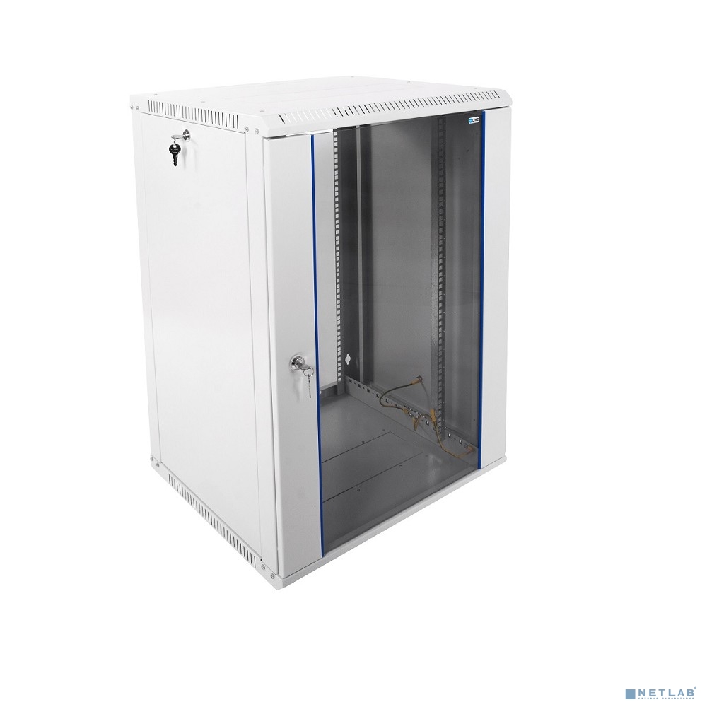 ЦМО Шкаф телекоммуникационный настенный разборный 18U (600х520) дверь стекло (ШРН-Э-18.500) (1 коробка)