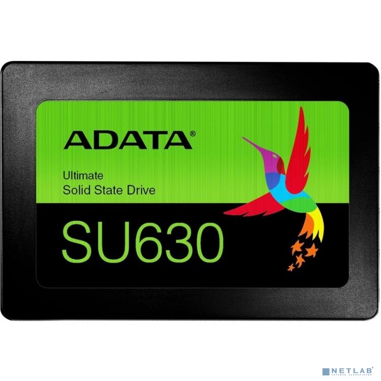 Твердотельный диск 3.84TB A-DATA Ultimate SU630, 2.5", SATA III, [R/W - 520/450 MB/s] 3D QLC