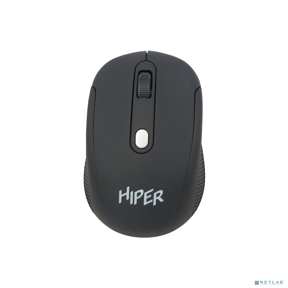 Мышь HIPER беспроводная OMW-5500 { SoftTouch,1600dpi, черный, USB, 4кнп}