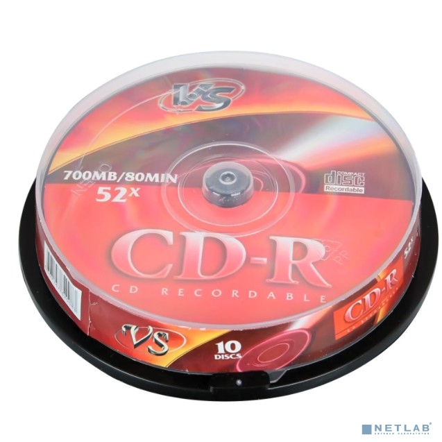 Диски VS CD-R 80 52x CB/10         