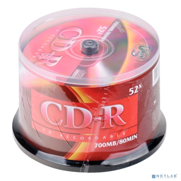 Диски VS CD-R 80 52x CB/50         