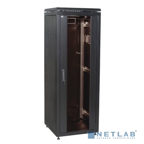 ITK LN05-47U66-G Шкаф сетевой 19" LINEA N 47U 600х600 мм стеклянная передняя дверь черный