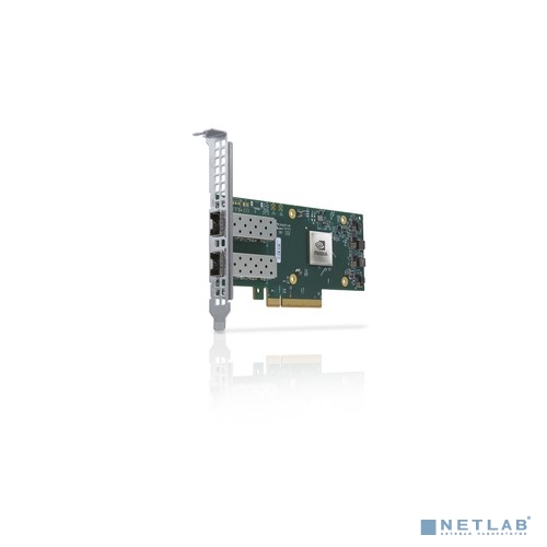 Mellanox MCX621102AN-ADAT ConnectX-6 Dx EN adapter card, 25GbE, Dual-port SFP28, PCIe 4.0 x8, No Crypto, Tall Bracket