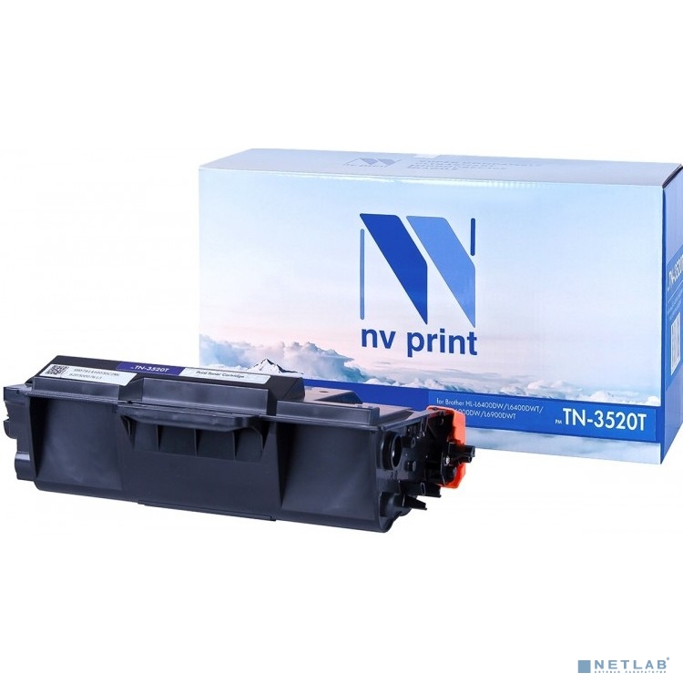 NV Print TN-3520 Тонер-картридж для Brother MFC-L6900DW/ HL-L6400DW/ HL-L6400DWT  (20000k)