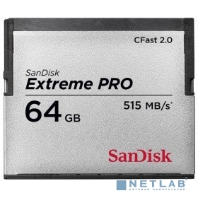 Флеш-накопитель Sandisk Карта памяти SanDisk Extreme Pro CFAST 2.0 64GB 525MB/s VPG130