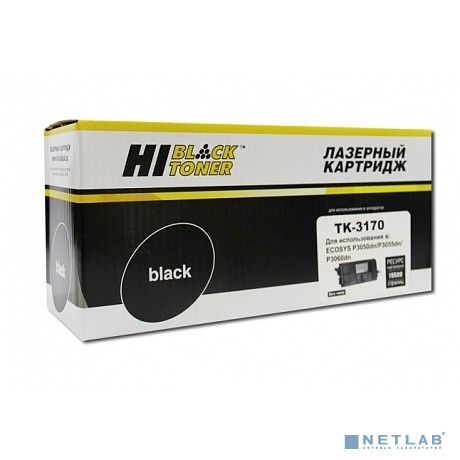 Hi-Black TK-3170 Картридж для Kyocera-Mita P3050dn/P3055dn/P3060dn, 15,5K, с чипом