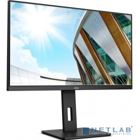 LCD AOC 31.5" U32P2CA Black с поворотом экрана {VA 3840x2160 4ms 178/178 350cd 50M:1 2xHDMI2.0 DisplayPort1.2}
