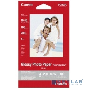 Бумага Canon GP-501 Glossy Photo Paper A6 глянцевая (10x15 см, 100 листов, 170 г/м2) 0775B003