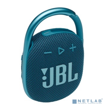Динамик JBL Портативная акустическая система  JBL CLIP 4, синяя (JBLCLIP4BLU)