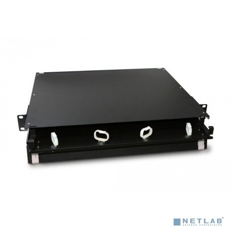 Hyperline FO-19BX-1U-D1-3xSLT-W120H32-EMP Патч-панель 19” универсальная, пустой корпус, 1U, 1 выдвижной лоток (drawer 1U), 3 слота (3х1), вмещает 3 FPM панели с адаптерами или 3 CSS оптические кассеты