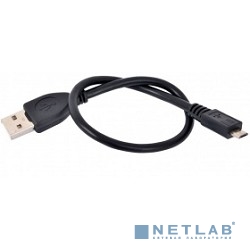 Gembird PRO CCP-mUSB2-AMBM-0,3m USB 2.0 кабель для соед. 0.3м  AM-microBM (5 pin)  экран, черный, пакет 