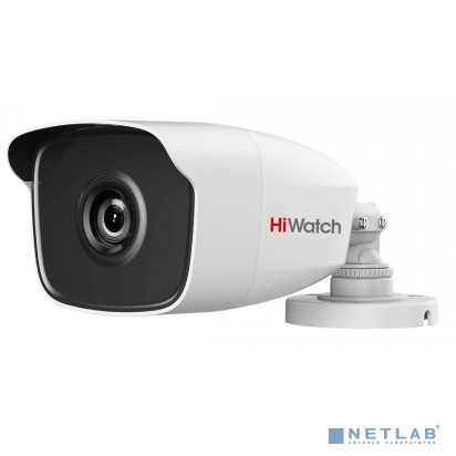 HiWatch DS-T220 (6 mm) Камера видеонаблюдения6-6мм HD TVI цветная корп.:белый