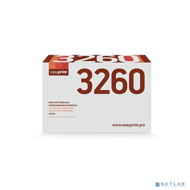 Easyprint 101R00474 Драм-картридж DX-3260 для Xerox Phaser 3052/3260/WorkCentre 3215/3225 (10000 стр.) с чипом