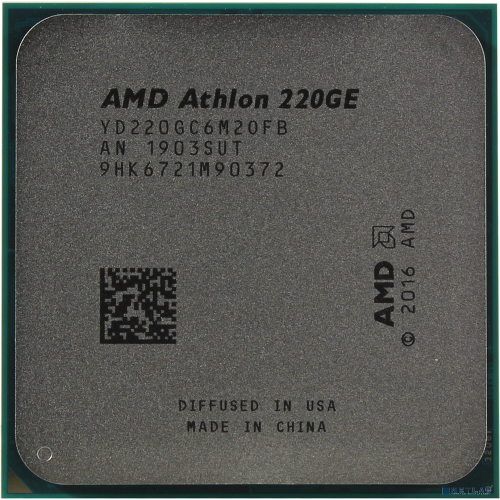 CPU AMD Athlon 220GE OEM {3.4GHz/100MHz/Radeon Vega 3}